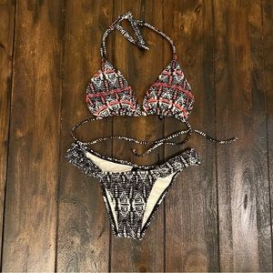 Vix Beaded Bikini Set EUC
